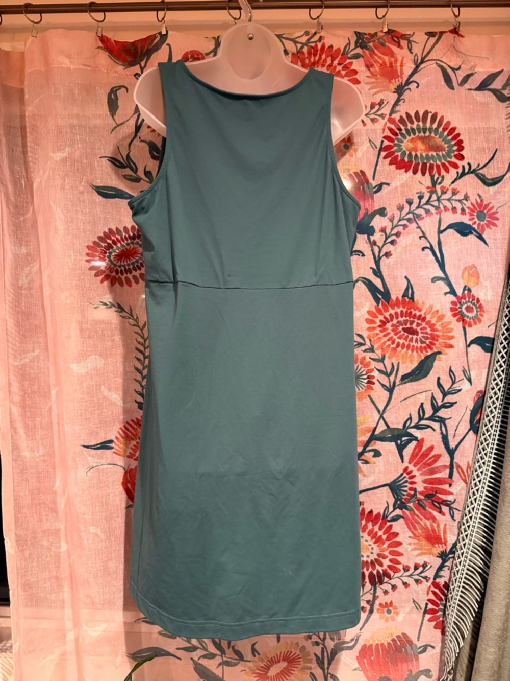 LAST CHANCE! Eddie Bauer Teal Sleeveless Midi Shift Dress
